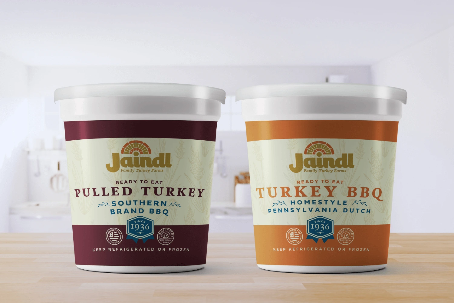 Turkey BBQ Package Design for Jaindl Family Farms