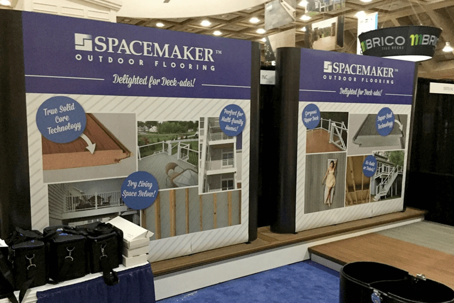 SpaceMaker Decking Tradeshow Banner